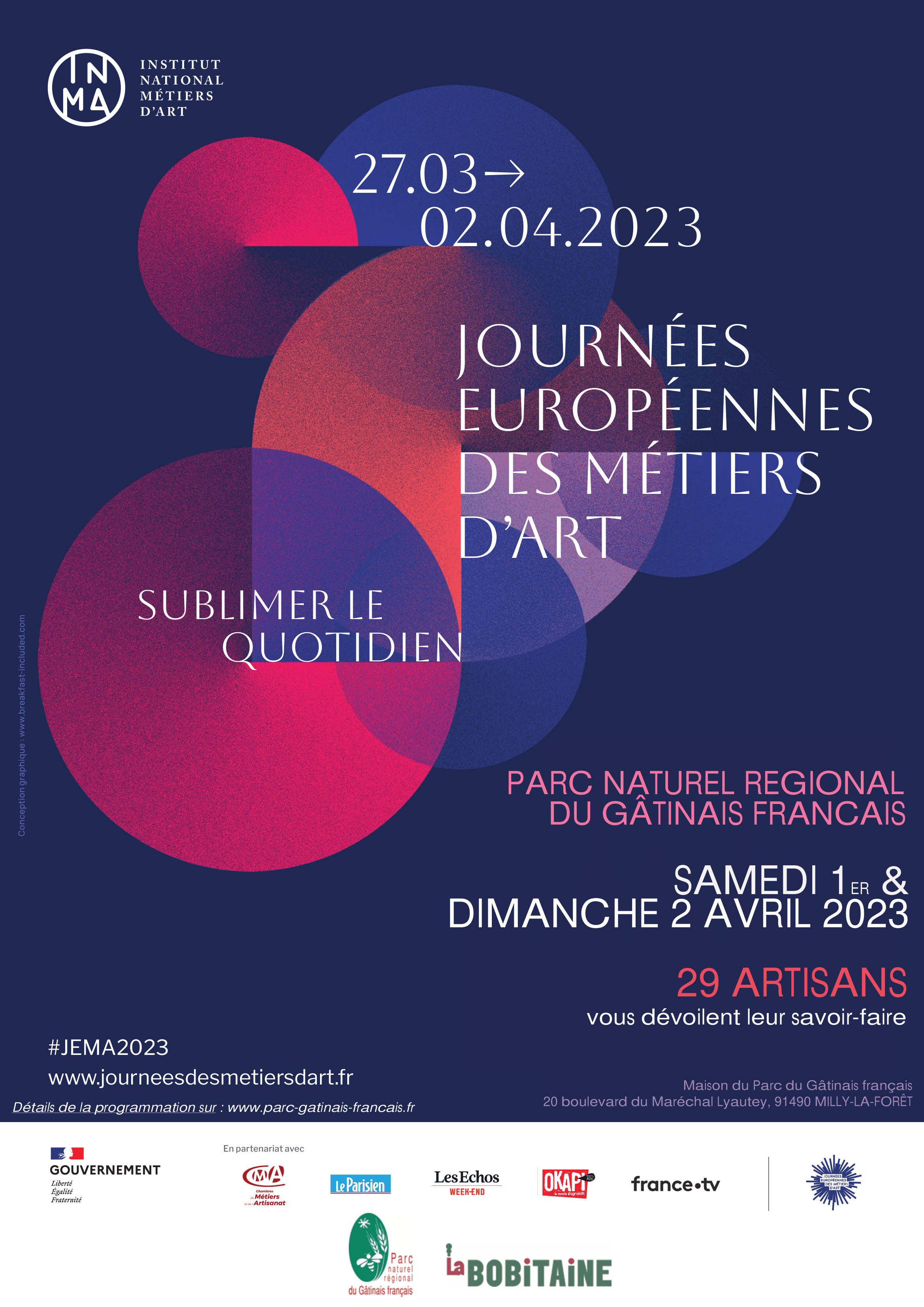 Affiche des JEMA 2023